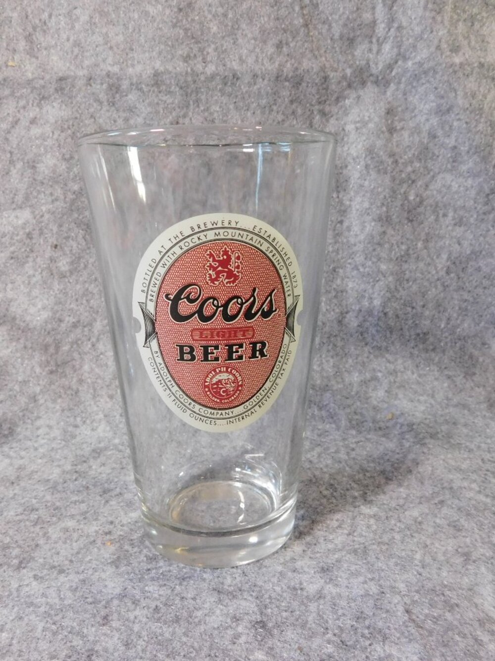 Retro Coors Light Glass
